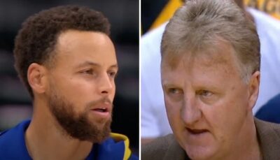 NBA – Perplexe, la légende Larry Bird cash sur Steph Curry : « Je ne pense pas »