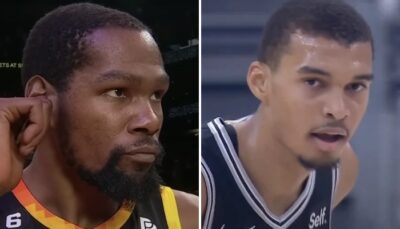 NBA – La séquence virale entre KD et Wembanyama : « Il avait l’air sur le point de pleurer »