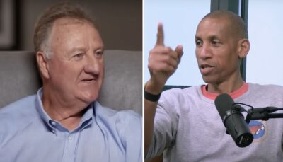 NBA – Reggie Miller : « 20 secondes avant un match, j’ai vu Larry Bird dans la douche en train de…