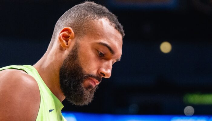 Le pivot NBA français Rudy Gobert