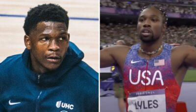 NBA – Champion olympique, Noah Lyles vide son sac sur Anthony Edwards : « Ils ne voulaient pas en parler »
