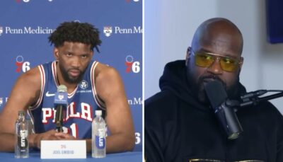 NBA – Shaquille O’Neal dévoile son embrouille avec Joel Embiid : « Il m’a répondu ça »
