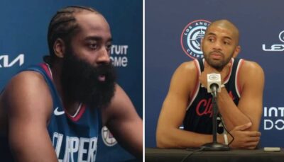 NBA – Coéquipiers, James Harden donne son avis sur Nicolas Batum : « Il m’apprend ça »