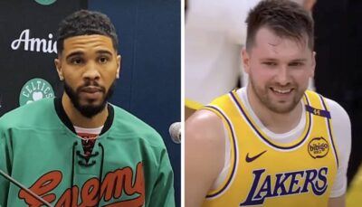 NBA – Luka Doncic aux Lakers, la réaction glaciale de Jayson Tatum : « Un gamin »