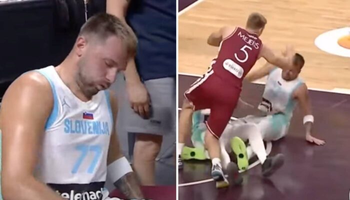 Luka Doncic se blesse avec la Slovénie